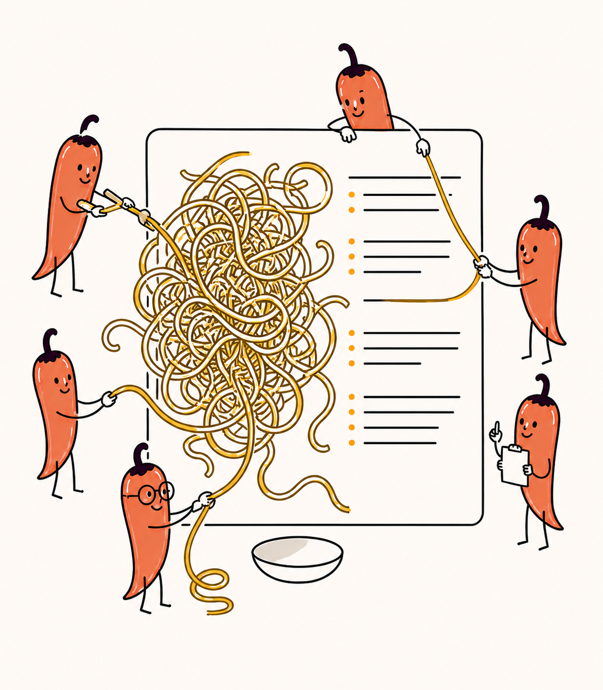 Spicy visual concept